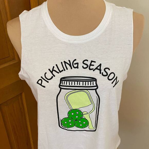 Miken Flow Pickling Season Graphic Sleeveless Tank Top Size M - Picture 4 of 9
